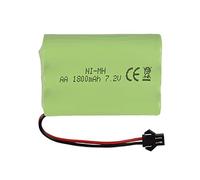 CSTAL High Performance Backup Battery, 7.2V 1800Mah X Type Rechargeable AA Ni-MH Battery, for RC Toys Car Tank Train Boat Robot Gun,A