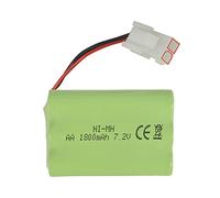 CSTAL High Performance Backup Battery, 7.2V 1800Mah X Type Rechargeable AA Ni-MH Battery, for RC Toys Car Tank Train Boat Robot Gun,E