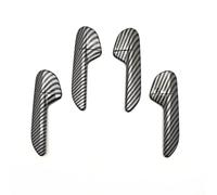 Cstearqp Car Interior Modification for Jeep for Avenger ABS Carbon Fiber Color Interior Door Handle Decoration Cover(Carbon Fiber)