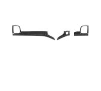 Cstearqp Car Interior Modification for Jeep for Grand for Cherokee 2014-2024 Car Center Console Decoration Panel Cover/Inside Door Grab Handle Trim(Right-Carbon Look B)