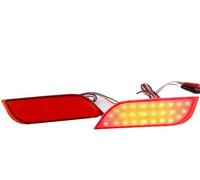 Cstearqp Rear Tail Light Bumper For Subaru For Impreza For WRX 2008 2009 2010 2011 2012 2013 2014 2015-up Ail Light Car 2Piece LED Bumper Reflector Lights(2Piece RED LENS)