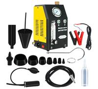 Csttler - Automotive smoke machine with built-in air pump and pressure gauge and adjustable flow meter, automotive smoke machine - 12V DC EVAP smoke machine for cars