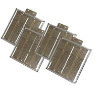 CSUK Compatible Older Style Toaster Heating Elements for DUALIT Set of 4 for 3 Slice Four Slot