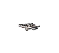 CSWS38B X10 Socket Wrench Set with Low-Profile Head and Flush-Mounted Lever to Access Hard to Reach Areas, 3/8" Drive, 20pc.