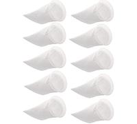CSXMONEY 10Pcs 150 Micron Fish Tank Aquarium Marine Sump Felt Pre Filter Socks Filter Bags, with 10.2 cm in Diameter