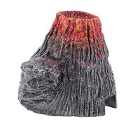 CSXMONEY Fish Tank Volcano Ornament, Aquarium Artificial Volcano Ornament, Resin Volcano Shape Decor, Resin Trunk Landscape