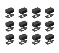 CSXMONEY Mic Cover Foam, Mic Windscreen, for Insta360 X5 X4 X3 Camera, Outdoor Wind Noise Reduction by (12pcs)