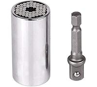 CSXMONEY Socket Wrench Set, Multi-Function Hand Repair Tools, with Drill Adapter, for DIY Home Decoration, Construction, Car Repair (1/2" 11-32mm)