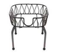 CSXMONEY Stand for Glass Dispenser, Freestanding Shelf for Beer Jar, for Home Party Bar Wine Juice Tea Lemonade (Black-L)