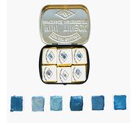 Csy Art Gallery Handmade Metallic Watercolour Paint Set Pearlescent Water Colour Pallet Adult Vibrant and Pearlescent Hues, For Illustrations, Calligraphy, Painting(Mermaid Coast)