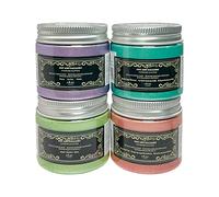 CSY art gallery Metallic Acrylic Paint Set Super Shiny Pearl Painting Canvas Wood Ceramic Crafts Art Paints 60 ml (Pack of 4) (Sparks Fantasy)