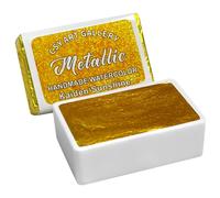 CSY art gallery Metallic-Pearlescent Watercolour Paint Full Pans-Highly Pigmented for Painters, Professionals, Beginners, Hobbyists, Students Choose Your Color (Kaiden’s Sunshine)
