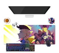 CSYJYMCFX Anime Cyberpunk Edgerunners Lucy Mouse Pad | Giant Washable Mouse Mat XL | Non-Slip Grip + Reinforced Edges (8, 31.5 x 11.8 x 0.12 inches)