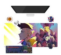 CSYJYMCFX Anime Cyberpunk Edgerunners Lucy Mouse Pad | Giant Washable Mouse Mat XL | Non-Slip Grip + Reinforced Edges (8, 35.4 x 15.7 x 0.12 inches)