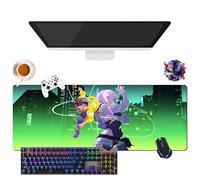 CSYJYMCFX Anime Cyberpunk Edgerunners Lucy Mouse Pad | Giant Washable Mouse Mat XL | Non-Slip Grip + Reinforced Edges (2, 31.5 x 11.8 x 0.12 inches)