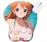 CSYJYMCFX One NaMi Nico Robin Piece Anime Non-Slip Silicone Mouse Mat with 3D Wrist Support Ergonomic Gel Cushion for Comfort & Pain Relief (5)