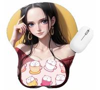 CSYJYMCFX One NaMi Nico Robin Piece Anime Non-Slip Silicone Mouse Mat with 3D Wrist Support Ergonomic Gel Cushion for Comfort & Pain Relief (3)