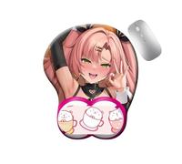 CSYJYMCFX Zenless Zone Zero Vivian Nicole Hoshimi Miyabi Ellen Non-Slip Silicone Mouse Mat with 3D Wrist Support | Ergonomic Gel Cushion for Comfort & Pain Relief (4)