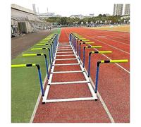 CSYQPDMBDL Adjustable Alloy Hurdles,Adjustable Height Hurdle, Plyometric Fitness Speed & Training - For Indoor/Outdoor/High School/Middle School Track & Field