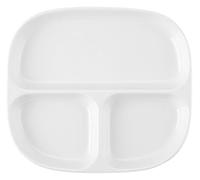 CSYQPDMBDL Divided Dinner Plates, Portion Control Plates, Dinner Plate for Portion Control, Ceramic Tray for Every Day Use(White)