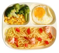 CSYQPDMBDL Divided Dinner Plates, Portion Control Plates, Divided Snack Serving Platte, Portion Divided Plate for Pastas/Vegetables/Fruits, Ceramic Simple Tray(Yellow)