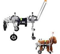 CSYQPDMBDL Dog Wheelchair, Dog Wheelchair for Back Legs, Adjustable Dog Walking Cart Pet Separated Rear Leg Dog Wheelchair Suitable For Dog Wheelchairs Of Different Sizes(XL)