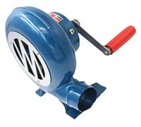 CSYQPDMBDL Hand Crank Blacksmith Forge Blower, Manual BBQ Air Blower, Iron Gear Popcorn Fan With Hand Crank Tool, Grill Fire Starter Flame Exciter(300W)