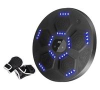 CSYQPDMBDL Music Boxing Machine, Musical Boxing Machine, Wall Mounted Boxing Workout For Home Indoor Exercises, With LED Light & Sensor Gloves