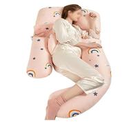 CSYQPDMBDL Pregnancy Pillows for Sleeping, Maternity Support Pillow For Belly And Back, High Stretch Cotton, Removable Washable Cover(B)