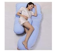 CSYQPDMBDL Pregnancy Pillows for Sleeping, U-Shaped Maternity Pillow With Washable Cover, Back Pain Relief, Neck, Spine, And Belly Support(Blue)