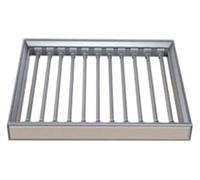 CSYQPDMBDL Pull Out Trousers Rack, Pull Out Pants Rack, Wardrobe Drawer Trouser Rack, Sliding Pull Out Hanger, For Bedroom Closet Bathroom Cabinet(430x(664-714) x85mm)