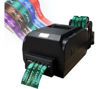 CSYQPDMBDL Satin Ribbon Printer Machine, 2/4 Row Digital Ribbon Printer, Speed 150Mm/S, Print In Double Row Or Four Rows,for Birthday Party