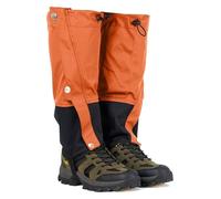 CSYQPDMBDL Snake Gaiters, Leg Gaiters, Hiking Gaiters, With Closed Zipper And Elastic Buckle At The Top, For Climbing And Skiing In Any Bad Weather(Orange,Small)