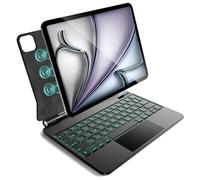 CSZZACME Keyboard Case for iPad Air 11 inch M2 2024, iPad Air 5th/4th Generation and iPad Pro 11 inch with Keyboard 2022-2018, Magnetic Attachment, Multi Gesture Trackpad, 7