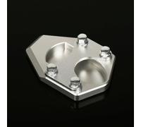 CT 125cc Kickstand Extender Foot Side Stand Extension Pad Compatible with Trail125 2021-2023 CT125 2020-2023 Motorbike Side Support Enlarger Plate Silver