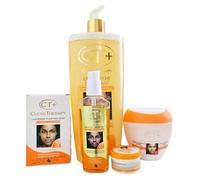 CT+ Clear Therapy Clarifying Cream 200ml +Shower Gel 800ml + Soap + Serum + Face Cream (5 in 1 Set)