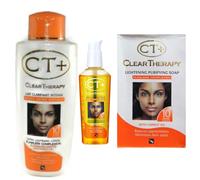 CT+ Clear Therapy Lightening Lotion Extra + Soap + Carrot Oil Serum (Pack of 3)