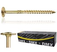 CT Flat Head Screws Wood Screws with Flat Head Yellow Galvanised Torx TX (6.0 x 120 mm Pack of 100)
