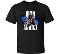 Ct Fletcher Iron Addict Vol Ii T-Shirt Graphic Printed Mens Black Mens Unisex Tee L
