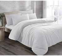 CT New Teddy Sherpa Fleece Fitted Bed Sheet (White, King Size Fitted Sheet)