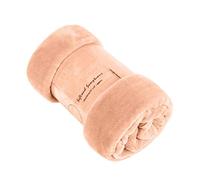 CT Plain Faux Fur Fleece Luxurious Throws Super Soft Warm Cosy Sofa and Bed Blankets (Peach, King [200x240cms])