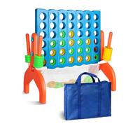 CT SPORTS Large Four in a Row Strategy Game - Premium Quality Four in a Row Game for Kids Aged 3 and Up, Perfect for Indoor and Outdoor 4 in a Row Fun, Family Gatherings, and Parties