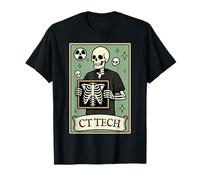 CT Tech Tarot Card Skeleton Radiology CT Technologist T-Shirt