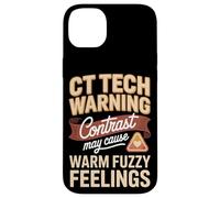Ct Tech Warning Contrast May Cause Warm Fuzzy Feelings Case for iPhone 14 Plus