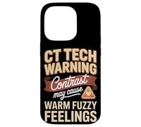 Ct Tech Warning Contrast May Cause Warm Fuzzy Feelings Case for iPhone 14 Pro