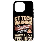 Ct Tech Warning Contrast May Cause Warm Fuzzy Feelings Case for iPhone 16 Pro