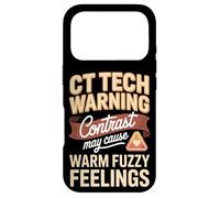 Ct Tech Warning Contrast May Cause Warm Fuzzy Feelings Case for iPhone 17 Pro