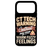 Ct Tech Warning Contrast May Cause Warm Fuzzy Feelings Case for iPhone 17 Pro Max