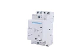 CT1-25 16A 20A 25A 4P 220V/230V 50/60HZ Din Rail Household AC Contactor 4NC /4NO 2NO2NC /3NO1NC Contact Module(3NO1NC,25A)