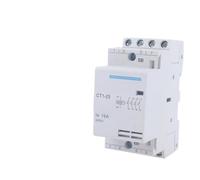 CT1-25 16A 20A 25A 4P 220V/230V 50/60HZ Household AC Contactor 4NC /4NO 2NO2NC /3NO1NC Contact 1Pcs(25A,2NO2NC)
